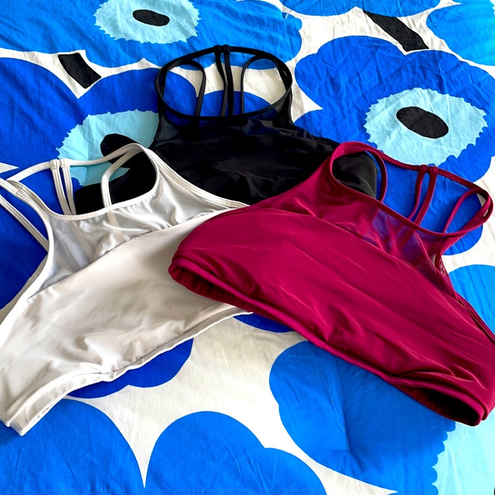 Lululemon Bundle: 3 Mesh High Neck Strappy Bras